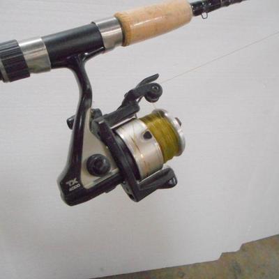 Lot 3026 - Shimano 4000 Reel with GX8535 Graphite 8'4'' Med-Light Pole 