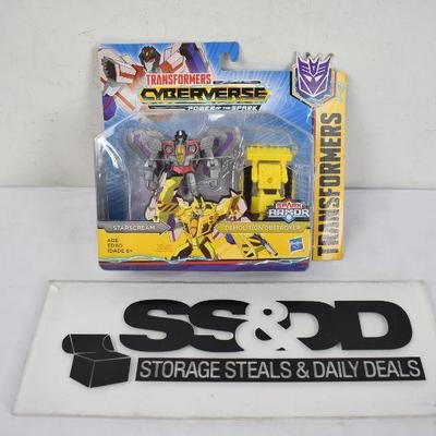 Transformers Toys Cyberverse Spark Starscream Action Figure, $15 Retail - New