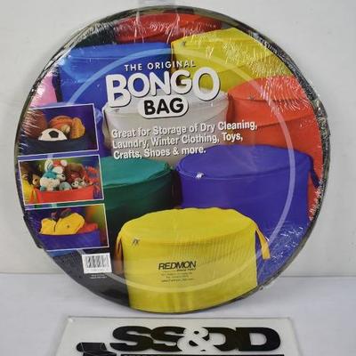 The Original Bongo Bag Pop-Up Hamper/Storage w/ Zip Top Closure Camo Print - New