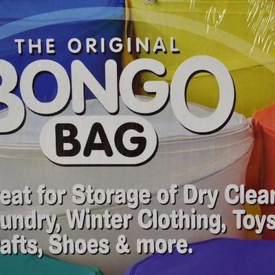 The Original Bongo Bag Pop-Up Hamper/Storage w/ Zip Top Closure Camo Print - New