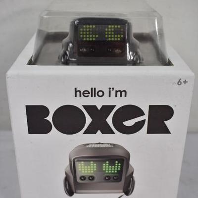 Boxer Interactive A.I. Robot Toy (Black), Ages 6+, $35 Retail - New