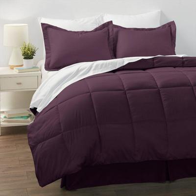 Noble Linens 8-Piece Bed in a Bag w/ BONUS, Full, Purple, $83 Retail - New