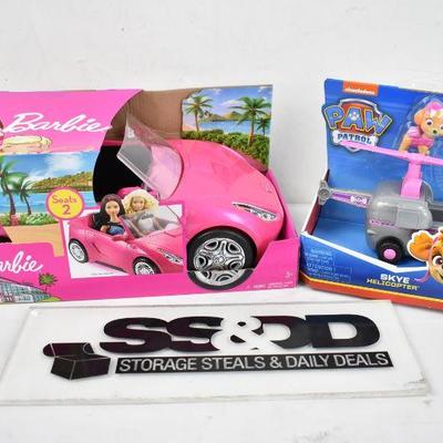 paw patrol convertible vehicles