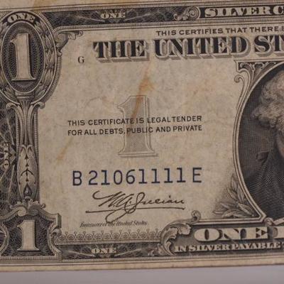 Series 1935 C $1 Silver Certificate Circulated 