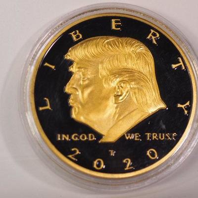 2020 Donald Trump Liberty Colorized Collectible Coin   1042