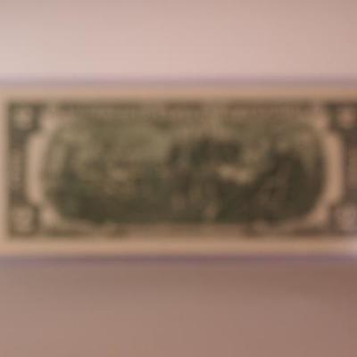 Memphis belle Series 2013 Colorized Two Dollar Bill 1142