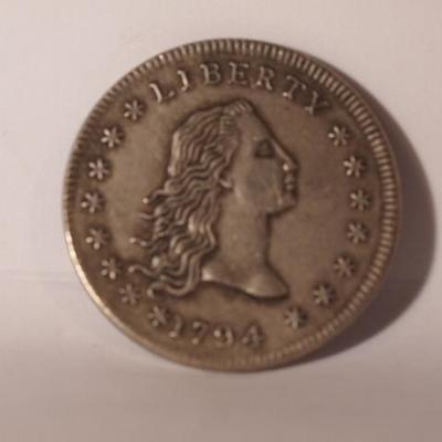 Flowing Hair 1794 Coin      1091