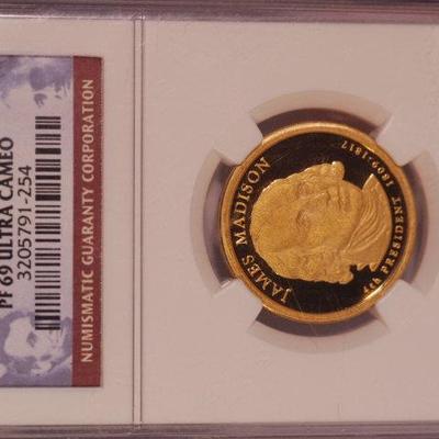 2007 Fourth President James Madison Ultra Cameo Graded Coin   1114