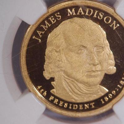 2007 Fourth President James Madison Ultra Cameo Graded Coin   1114