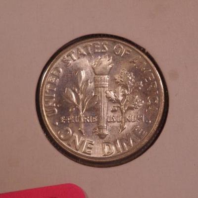 1955 D Roosevelt Dime in MS 63 Condition   1011