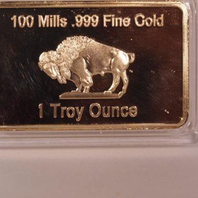 Gold Bullion Buffalo Bar    1080