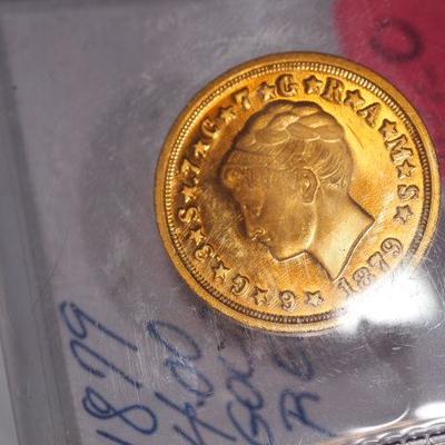 1879 $4.00 Gold Coin     1020