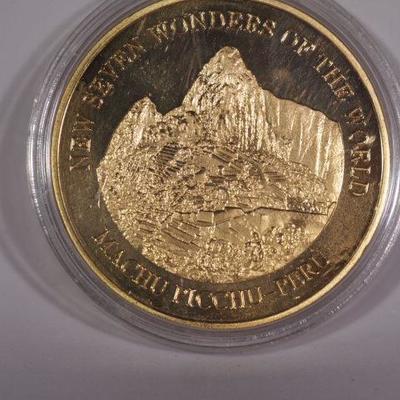 2007 New Seven Wonders of the World Gold Coin    1083