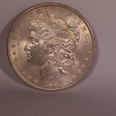 Morgan Silver $1 1886 P 1124