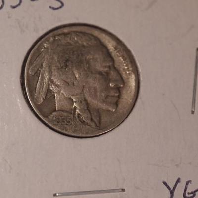 1935 S and a 1936 P Buffalo Nickel      1139
