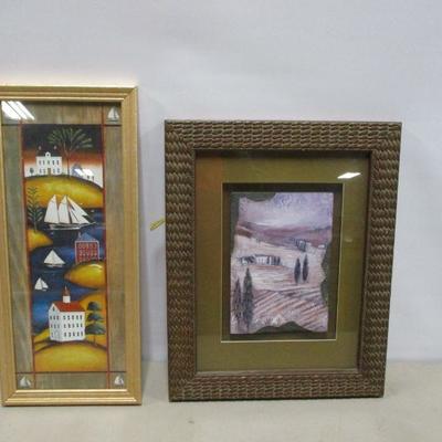 Lot 6 - Pair Of Framed Pictures 