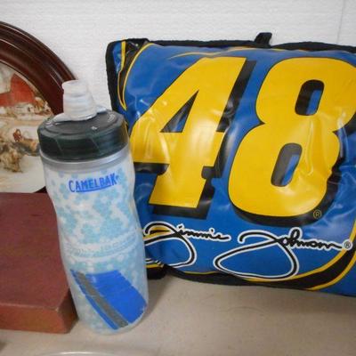 Lot 3065 - Oddball Lot Camelbak, Scrabble, Playing Cards, Jack Daniels Tote
