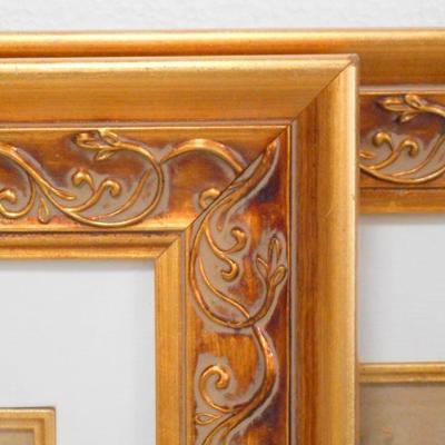 Lot 3070 - Lot of 4 Gold Picture Art Craft Frames