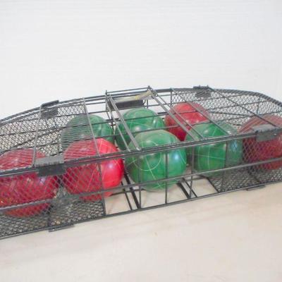 Lot 3074 - Eddie Bauer Boccie Ball Set 