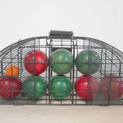 Lot 3074 - Eddie Bauer Boccie Ball Set 