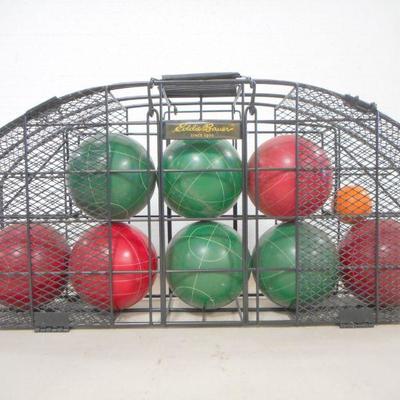 Lot 3074 - Eddie Bauer Boccie Ball Set 