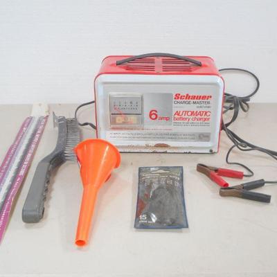Lot 3079 - Misc Lot Auto car Battery Charger + More 