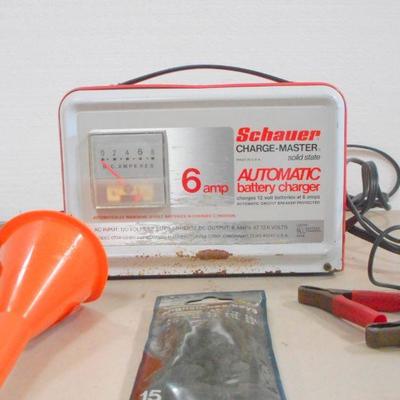 Lot 3079 - Misc Lot Auto car Battery Charger + More 