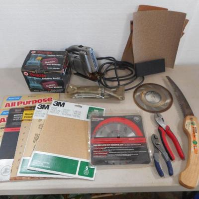 Lot 3080 - Misc Hand Tool Lot  Craftsman Makita