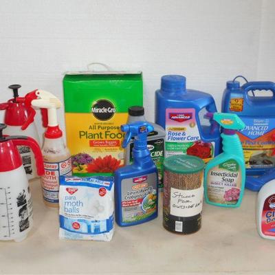 Lot 3081 - Misc Lot of Yard and Garden Pesticides 