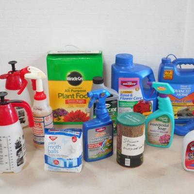 Lot 3081 - Misc Lot of Yard and Garden Pesticides 