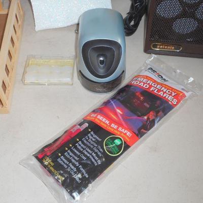 Lot 3084 - Oddball Lot of Home Items Heater Weights Pencil Sharpener + More 