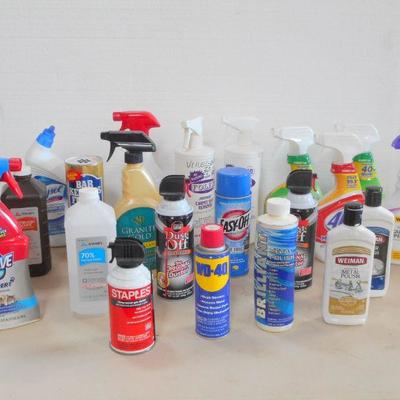Lot 3088 - Lot of 21 Household Cleaning Solutions