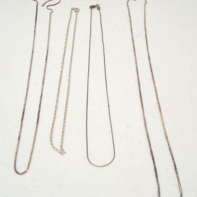 Lot 2032 - Lot of Four Necklaces 