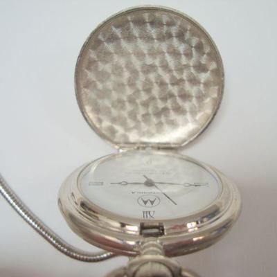 Lot 2050 - Silver Tone Motorola Pocket Fob Watch 