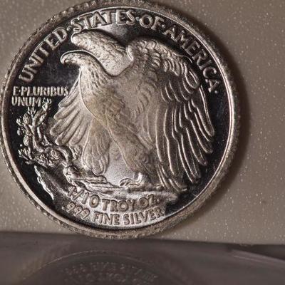 Liberty 1/10th Troy OZ .999 Fine Silver   1105