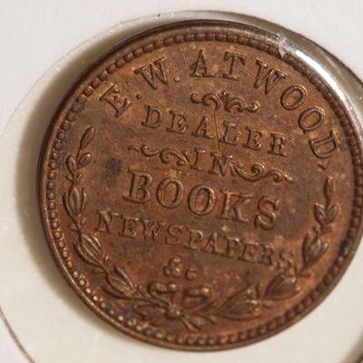 1863  Civil war Era Coin   946