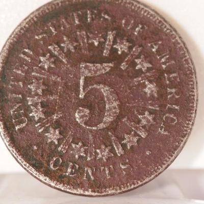 1866 Shield Nickel  1122