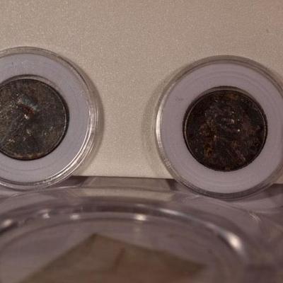 Two 1943 Steel Penny's  1077