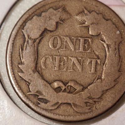 1857 Flying Eagle Coin  1104