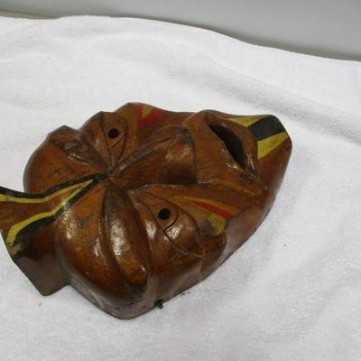 Lot 1 - Native American Ceremonial Wood Carved Mask 12