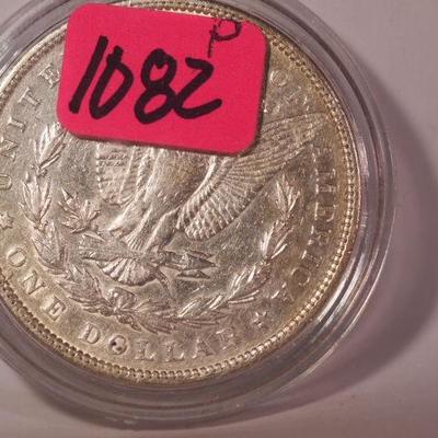 1891 P Morgan Silver Dollar   1082
