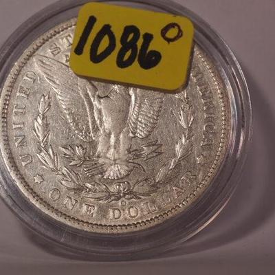 1896 O Morgan Silver Dollar  1086