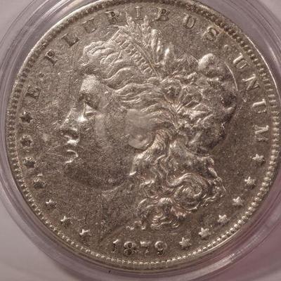 1879 P Morgan Silver Dollar  1081