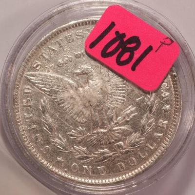 1879 P Morgan Silver Dollar  1081