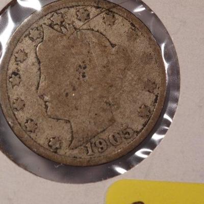 1905 Liberty Head Silver Nickel 942