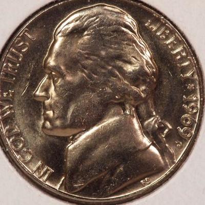 1969 D Jefferson Nickel  1118