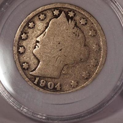 2 Liberty Head Silver Nickles  1071