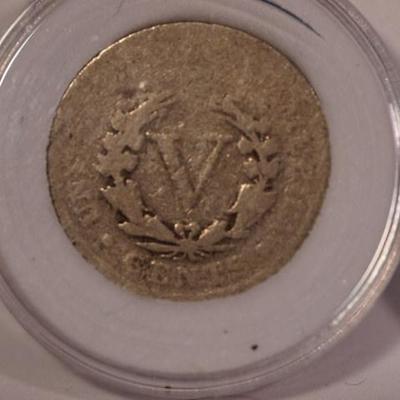 2 Liberty Head Silver Nickles  1071