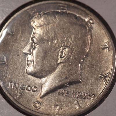 1971 Kennedy Half Dollar  1018