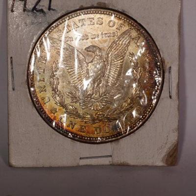   1921 P Morgan Silver Dollar   340